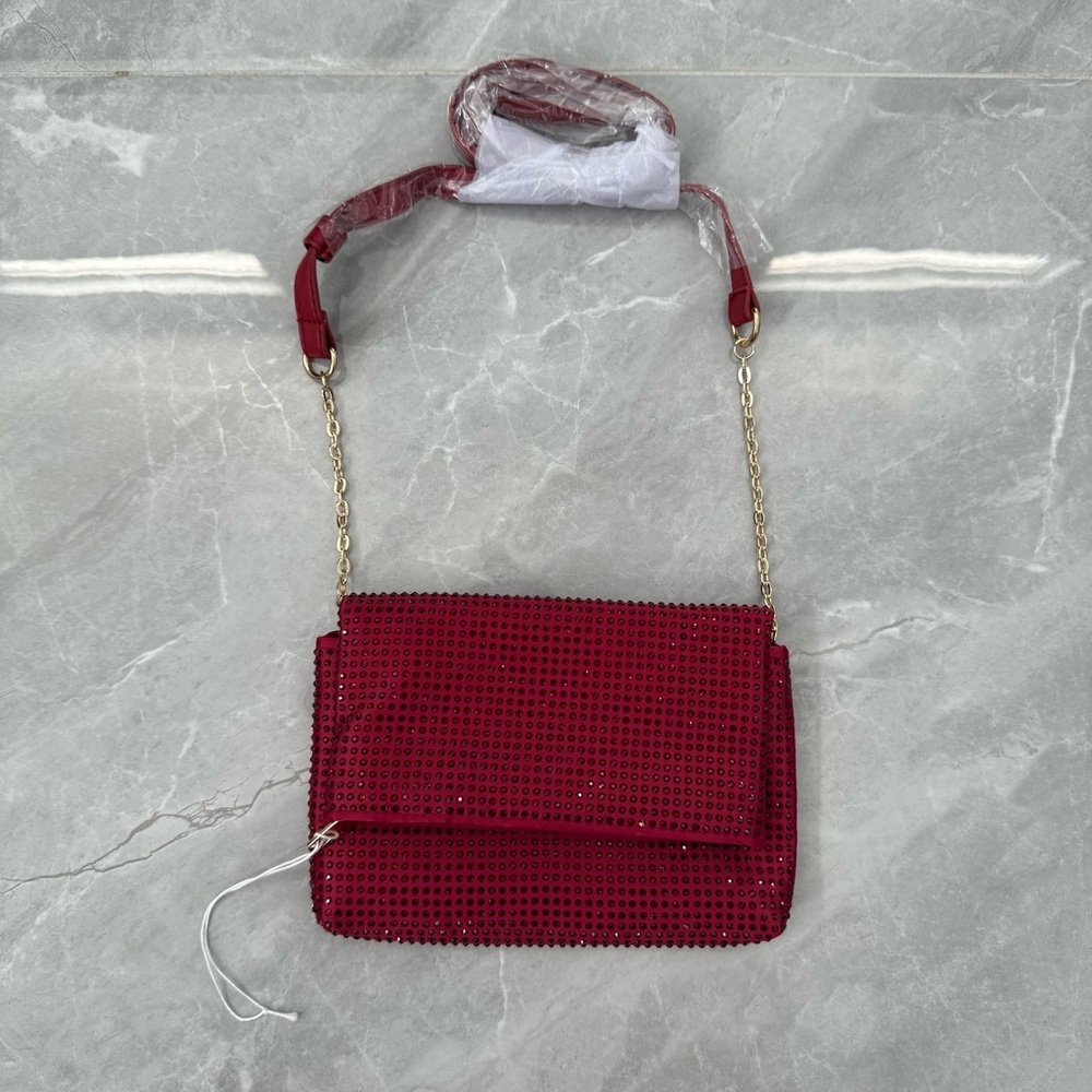 NWOT Women’s INC International Concepts Rhinestone Convertible Clutch Purse